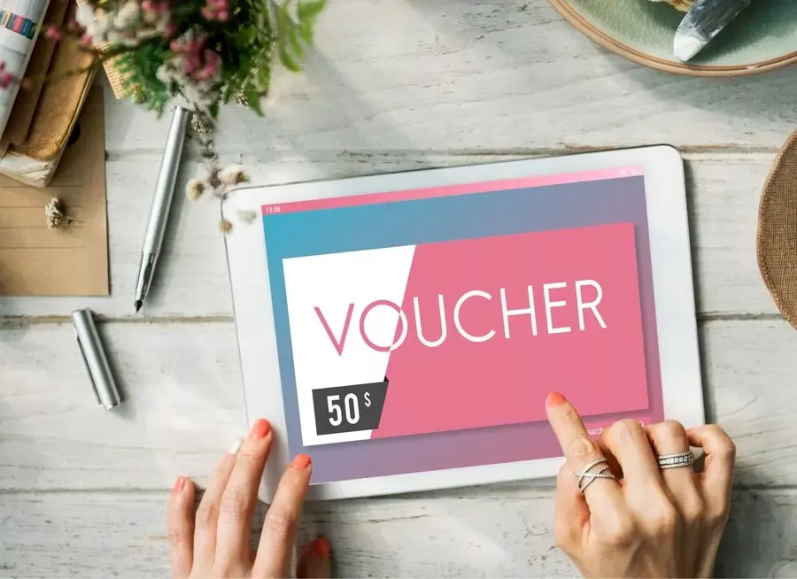 cara memilih voucher belanja